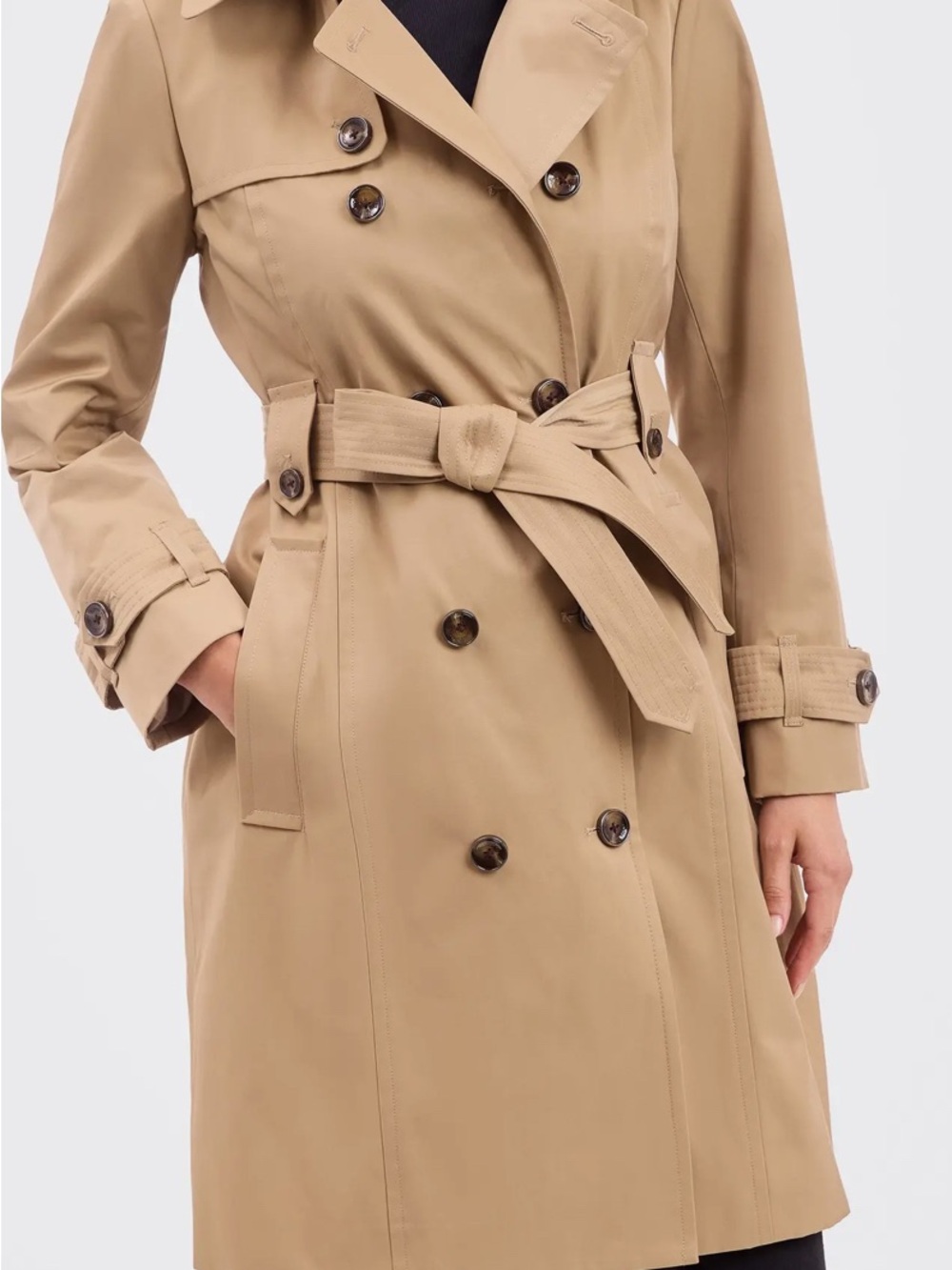 London Fog Classic Women's Trench Coat - Beige XL